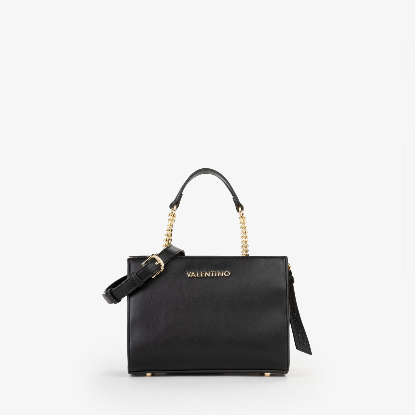 BOLSO VALENTINO NEGRO CON CHARM TAMAÑO MEDIO