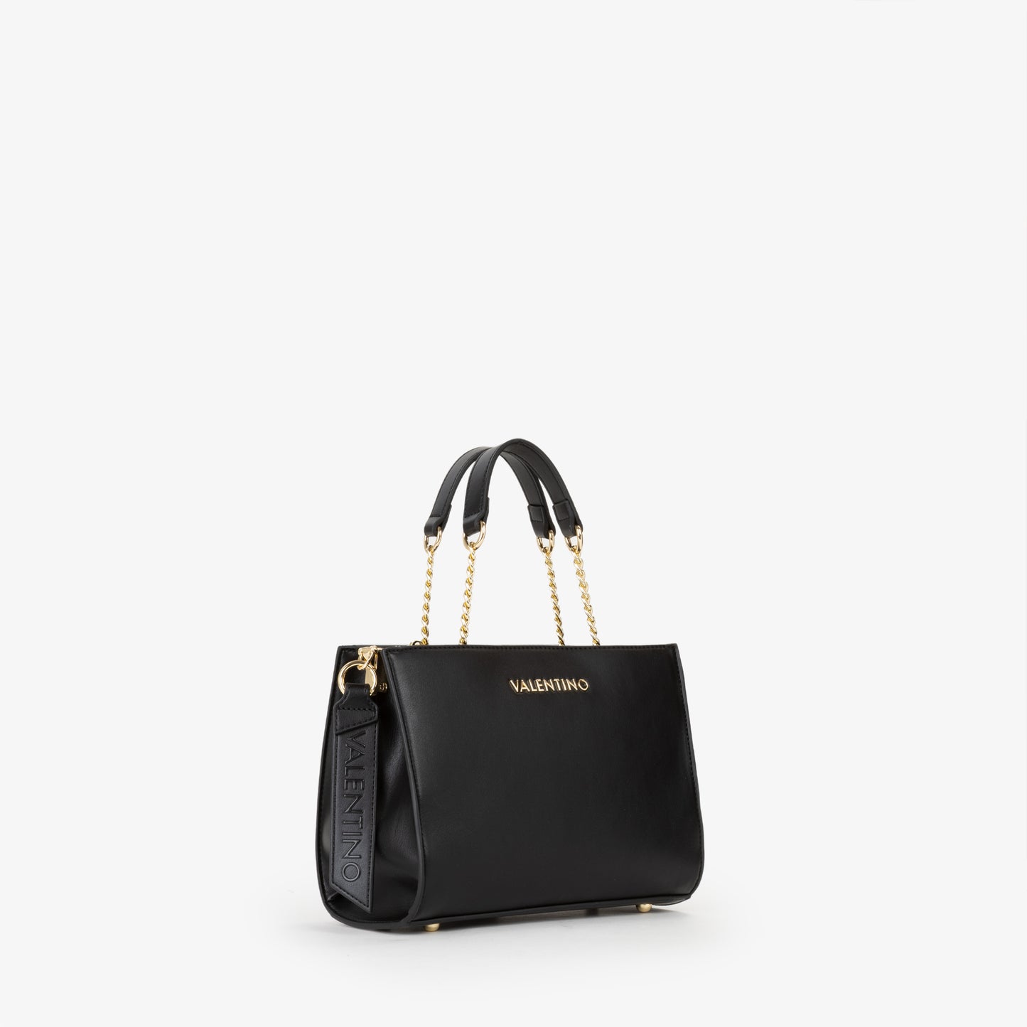 BOLSO VALENTINO NEGRO CON CHARM TAMAÑO MEDIO