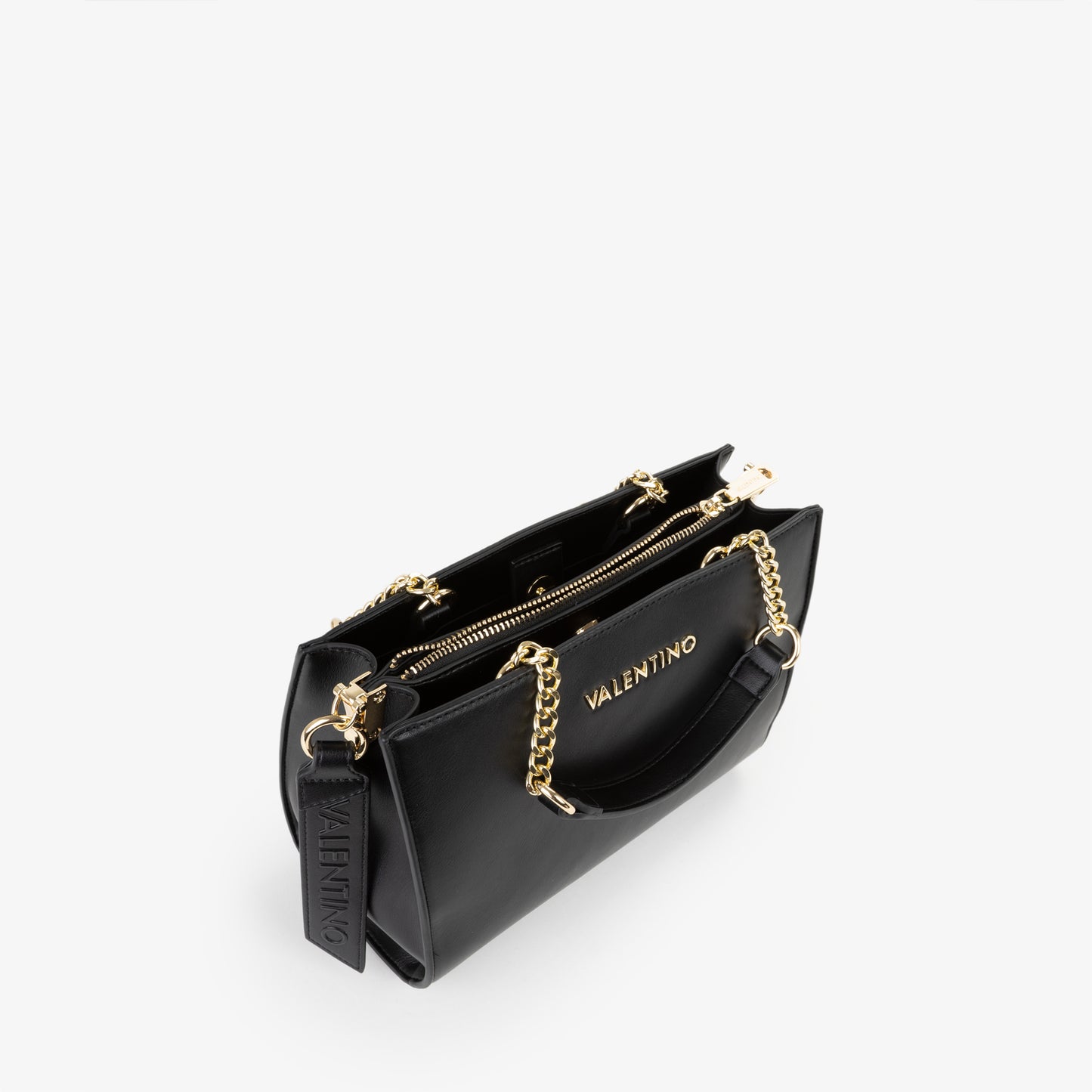 BOLSO VALENTINO NEGRO CON CHARM TAMAÑO MEDIO