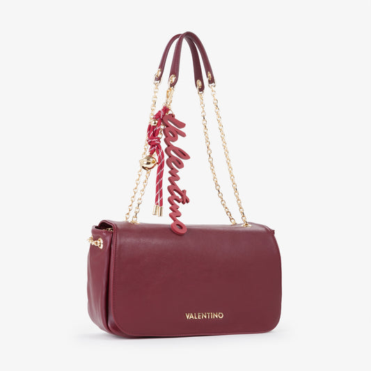 BANDEOLERA MEDIANA VALENTINO BURDEOS CHARM