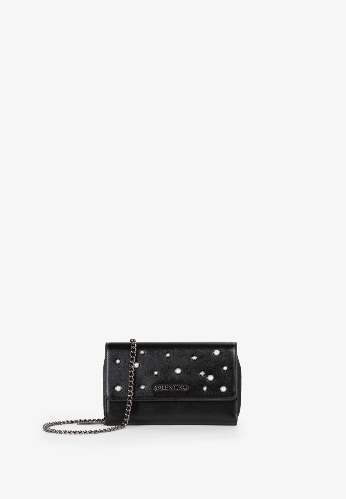 BOLSO VALENTINO GINZA NEGRO PERLAS