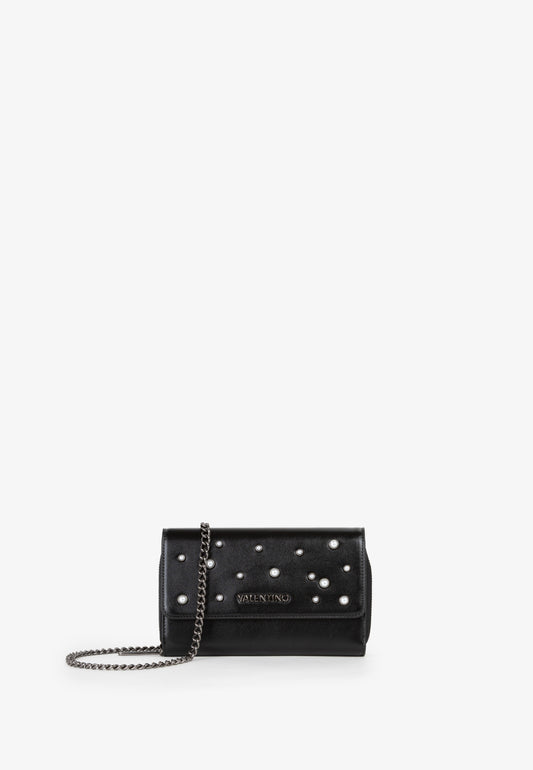 BOLSO VALENTINO GINZA NEGRO PERLAS