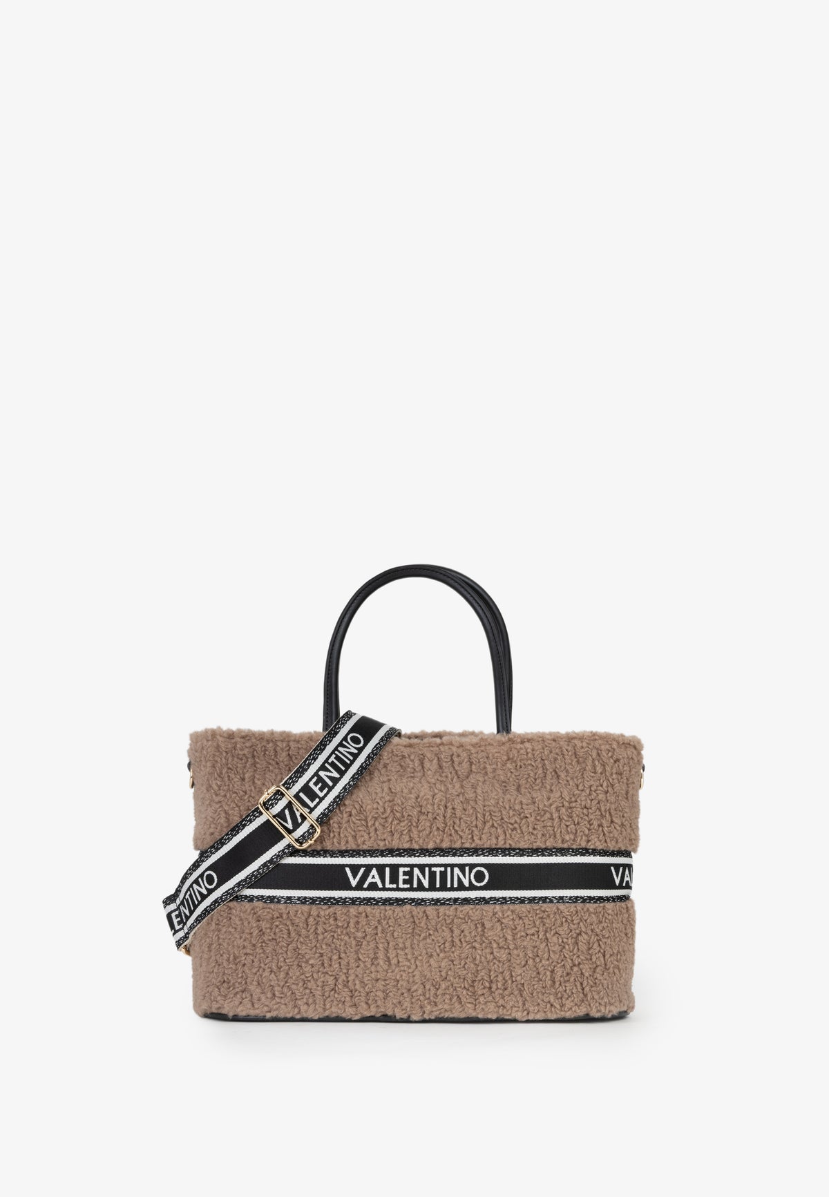 BOLSO VALENTINO JANE TAUPE BORREGO GRANDE