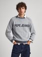 JERSEY PEPE JEANS PUNTO PIQUÉ GRIS HOMBRE