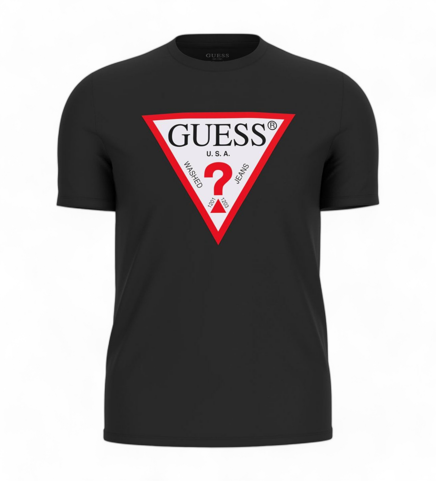 Camiseta Guess manga corta negra hombre