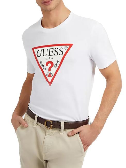 Camiseta Guess manga corta blanca hombre