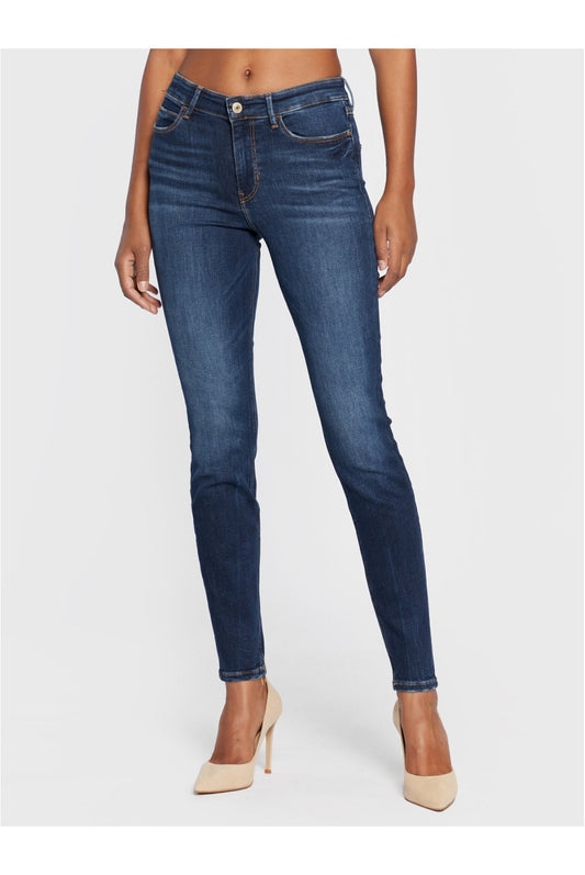 Vaqueros Guess skinny 1981 jeans azul lavado oscuro mujer