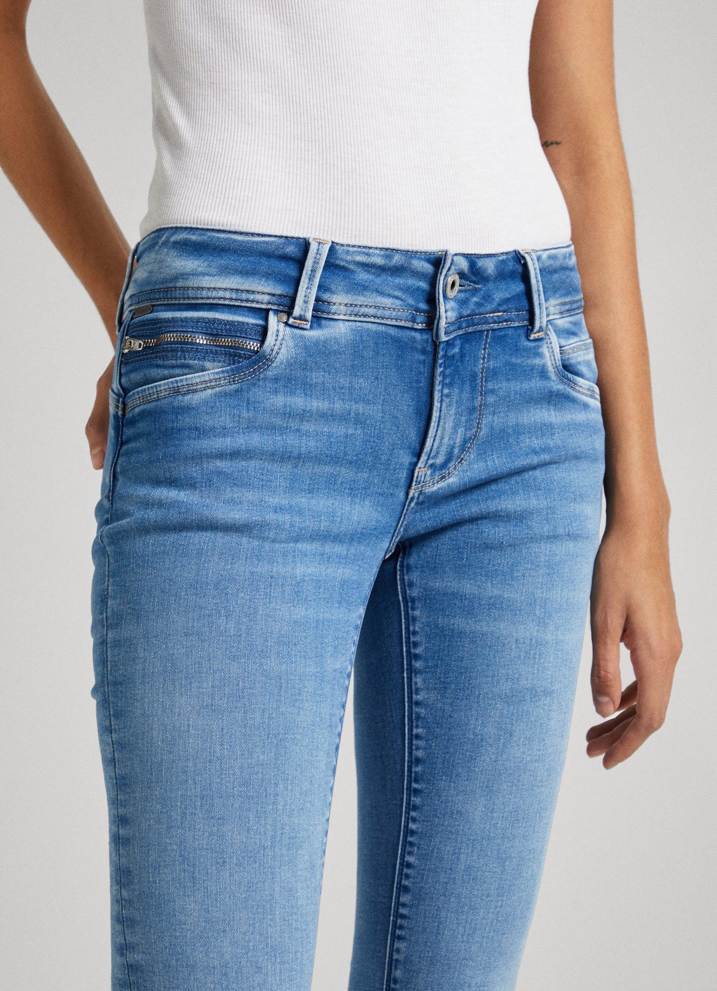 JEANS PEPE JEANS SLIM FIT LW MUJER