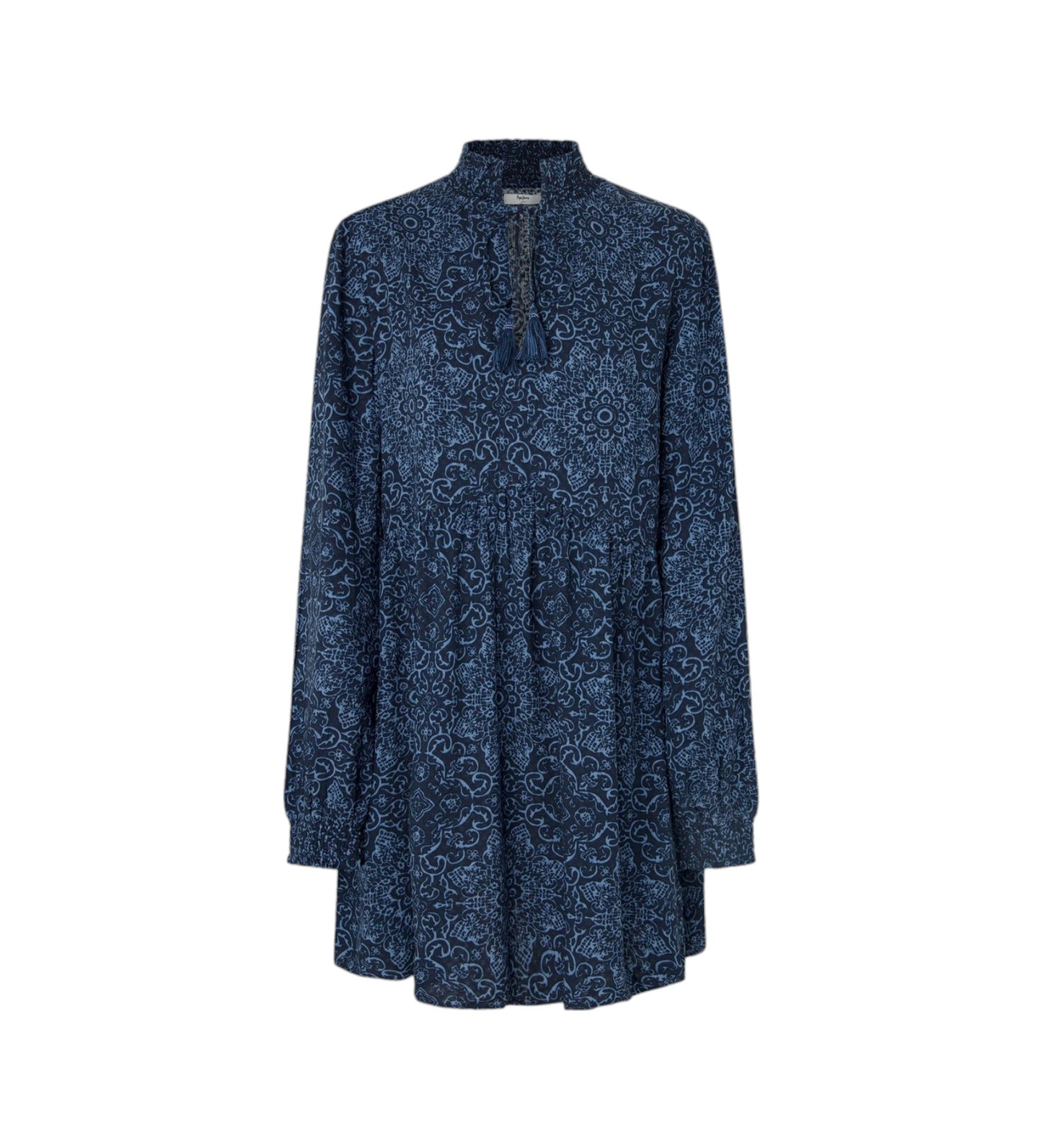 VESTIDO PEPE JEANS MINI ESTAMPADO FLORAL AZUL