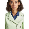 CHAQUETA BIKER PEPE JEANS BLEACH GREEN MUJER