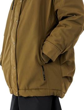 PARKA ECOALF MODELO SAGRALF VERDE MILITAR CON CAPUCHA MUJER