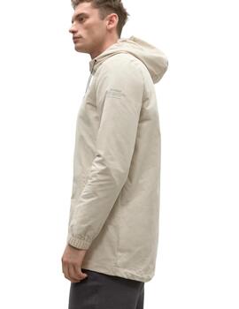 CORTAVIENTOS IMPERMEABLE BALBIALF ECOALF CRUDO CON CAPUCHA HOMBRE